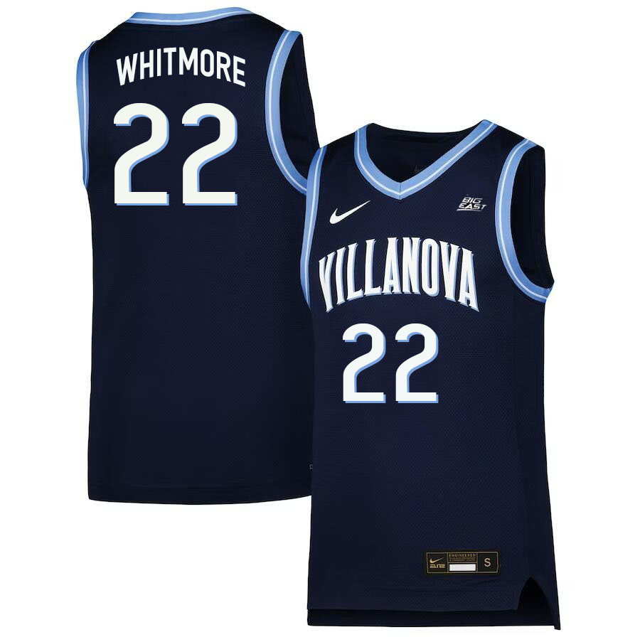 Men #22 Cam Whitmore Willanova Wildcats College 2022-23 Basketball Stitched Jerseys Sale-Navy